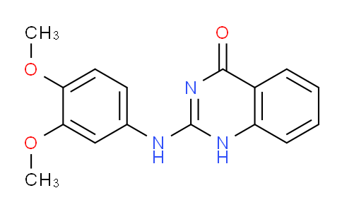 CAS No. 61741-35-3, 2-((3,4-Dimethoxyphenyl)amino)quinazolin-4(1H)-one