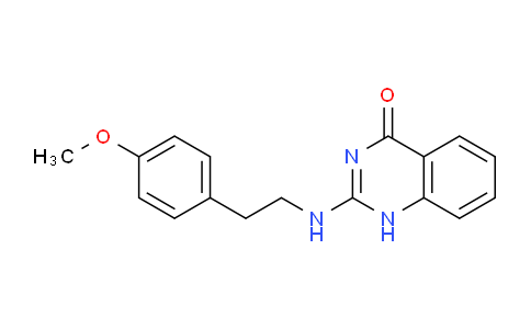 CAS No. 61741-37-5, 2-((4-Methoxyphenethyl)amino)quinazolin-4(1H)-one