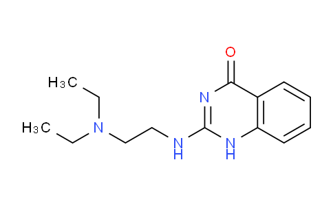 CAS No. 61741-39-7, 2-((2-(Diethylamino)ethyl)amino)quinazolin-4(1H)-one