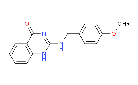 CAS No. 61741-42-2, 2-((4-Methoxybenzyl)amino)quinazolin-4(1H)-one