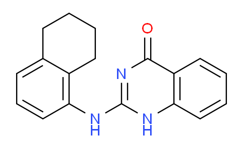 CAS No. 61741-46-6, 2-((5,6,7,8-Tetrahydronaphthalen-1-yl)amino)quinazolin-4(1H)-one