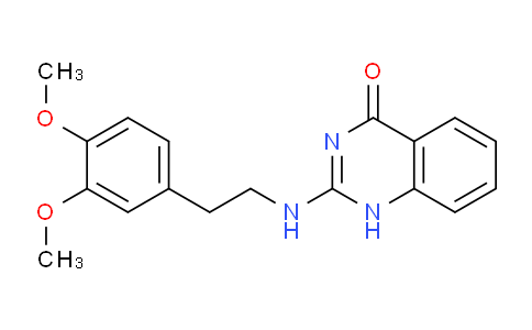 CAS No. 61741-47-7, 2-((3,4-Dimethoxyphenethyl)amino)quinazolin-4(1H)-one