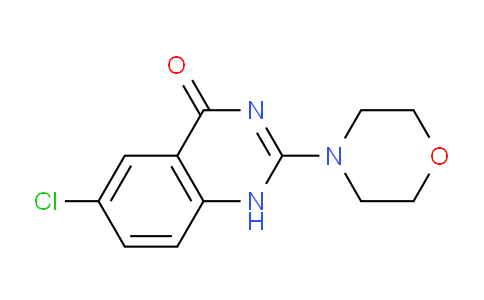 CAS No. 61741-54-6, 6-Chloro-2-morpholinoquinazolin-4(1H)-one