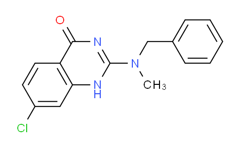 CAS No. 61741-61-5, 2-(Benzyl(methyl)amino)-7-chloroquinazolin-4(1H)-one