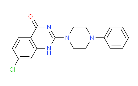 CAS No. 61741-64-8, 7-Chloro-2-(4-phenylpiperazin-1-yl)quinazolin-4(1H)-one
