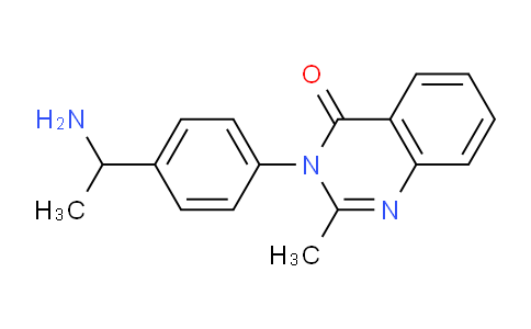 CAS No. 61741-72-8, 3-(4-(1-Aminoethyl)phenyl)-2-methylquinazolin-4(3H)-one