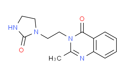 CAS No. 61741-73-9, 2-Methyl-3-(2-(2-oxoimidazolidin-1-yl)ethyl)quinazolin-4(3H)-one