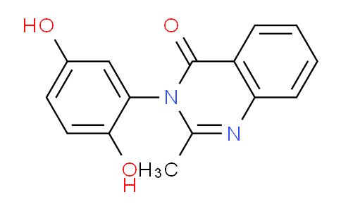 CAS No. 61741-79-5, 3-(2,5-Dihydroxyphenyl)-2-methylquinazolin-4(3H)-one