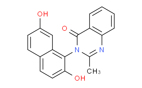 CAS No. 61741-80-8, 3-(2,7-Dihydroxynaphthalen-1-yl)-2-methylquinazolin-4(3H)-one