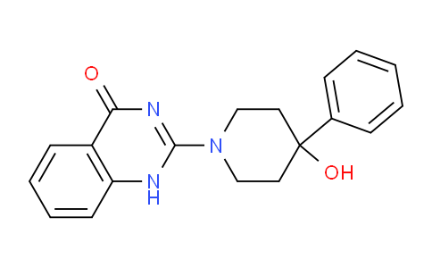 CAS No. 61779-13-3, 2-(4-Hydroxy-4-phenylpiperidin-1-yl)quinazolin-4(1H)-one