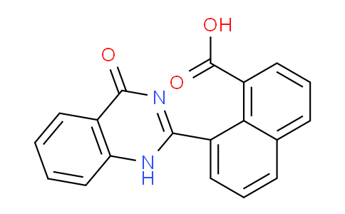 CAS No. 61802-38-8, 8-(4-Oxo-1,4-dihydroquinazolin-2-yl)-1-naphthoic acid