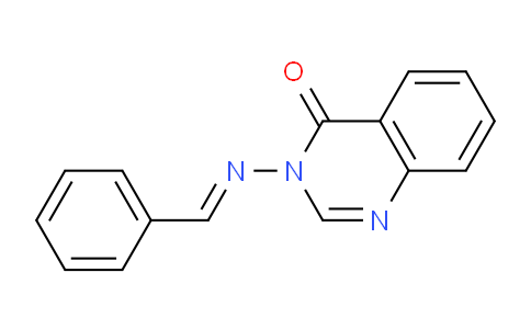CAS No. 62176-68-5, 3-(Benzylideneamino)quinazolin-4(3H)-one
