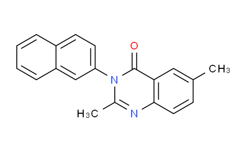 CAS No. 62376-88-9, 2,6-Dimethyl-3-(naphthalen-2-yl)quinazolin-4(3H)-one