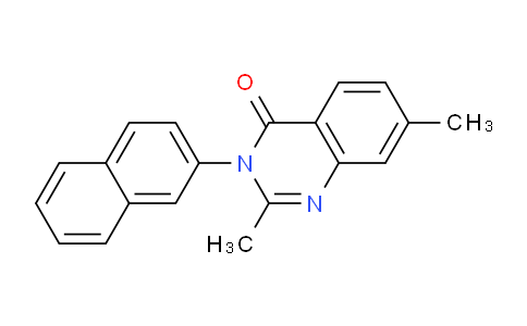 CAS No. 62376-89-0, 2,7-Dimethyl-3-(naphthalen-2-yl)quinazolin-4(3H)-one