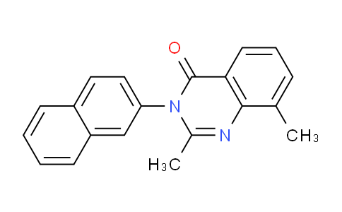 CAS No. 62376-91-4, 2,8-Dimethyl-3-(naphthalen-2-yl)quinazolin-4(3H)-one