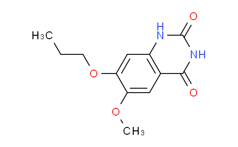 CAS No. 62484-10-0, 6-Methoxy-7-propoxyquinazoline-2,4(1H,3H)-dione