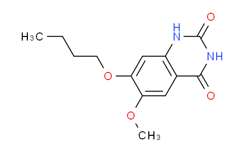 CAS No. 62484-23-5, 7-Butoxy-6-methoxyquinazoline-2,4(1H,3H)-dione