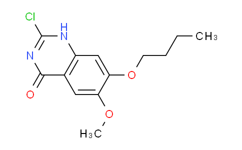 CAS No. 62484-43-9, 7-Butoxy-2-chloro-6-methoxyquinazolin-4(1H)-one