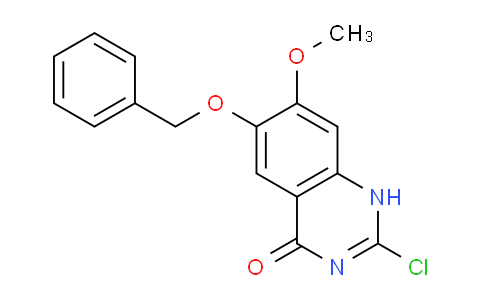 CAS No. 62484-47-3, 6-(Benzyloxy)-2-chloro-7-methoxyquinazolin-4(1H)-one