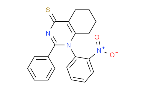 CAS No. 62721-92-0, 1-(2-Nitrophenyl)-2-phenyl-5,6,7,8-tetrahydroquinazoline-4(1H)-thione