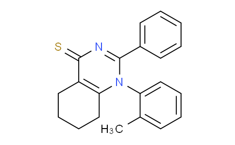 CAS No. 62721-93-1, 2-Phenyl-1-(o-tolyl)-5,6,7,8-tetrahydroquinazoline-4(1H)-thione