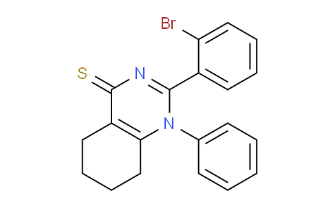 CAS No. 62721-95-3, 2-(2-Bromophenyl)-1-phenyl-5,6,7,8-tetrahydroquinazoline-4(1H)-thione