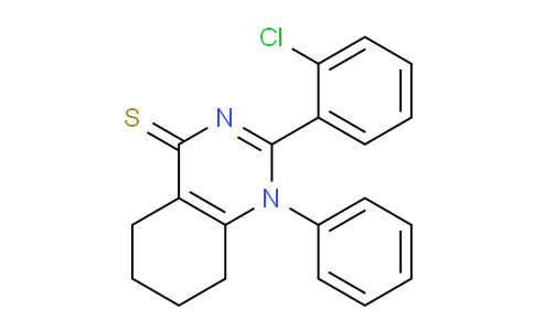 CAS No. 62721-97-5, 2-(2-Chlorophenyl)-1-phenyl-5,6,7,8-tetrahydroquinazoline-4(1H)-thione
