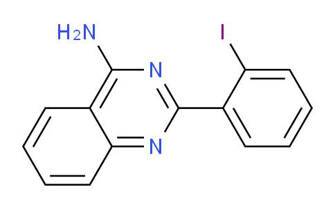 CAS No. 62786-13-4, 2-(2-Iodophenyl)quinazolin-4-amine