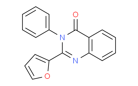 CAS No. 62820-49-9, 2-(Furan-2-yl)-3-phenylquinazolin-4(3H)-one