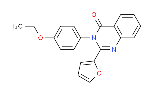CAS No. 62820-51-3, 3-(4-Ethoxyphenyl)-2-(furan-2-yl)quinazolin-4(3H)-one