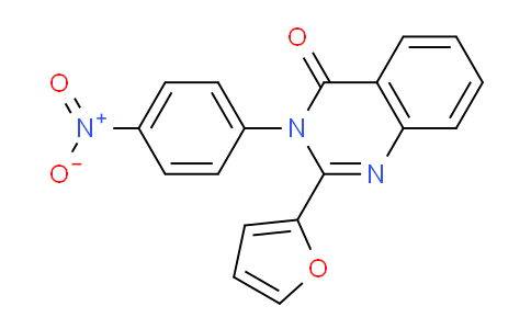 CAS No. 62820-62-6, 2-(Furan-2-yl)-3-(4-nitrophenyl)quinazolin-4(3H)-one