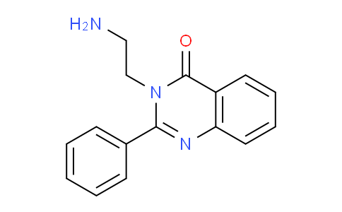 CAS No. 62838-20-4, 3-(2-Aminoethyl)-2-phenylquinazolin-4(3H)-one