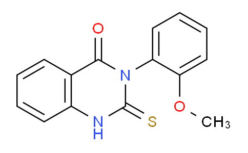 CAS No. 63053-77-0, 3-(2-Methoxyphenyl)-2-thioxo-2,3-dihydroquinazolin-4(1H)-one