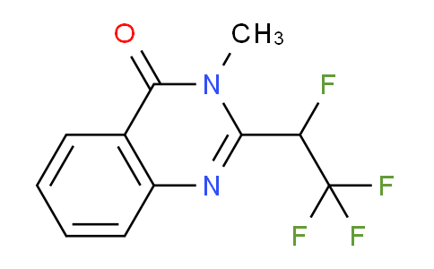 CAS No. 63077-35-0, 3-Methyl-2-(1,2,2,2-tetrafluoroethyl)quinazolin-4(3H)-one