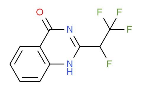 CAS No. 63099-85-4, 2-(1,2,2,2-Tetrafluoroethyl)quinazolin-4(1H)-one