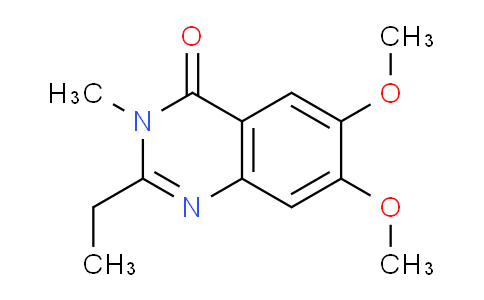 CAS No. 63190-59-0, 2-Ethyl-6,7-dimethoxy-3-methylquinazolin-4(3H)-one