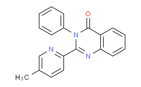 CAS No. 63274-90-8, 2-(5-Methylpyridin-2-yl)-3-phenylquinazolin-4(3H)-one
