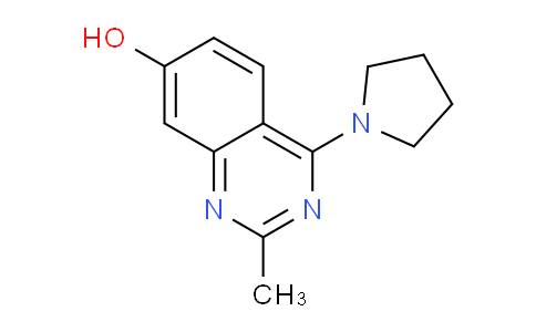 CAS No. 646450-53-5, 2-Methyl-4-(pyrrolidin-1-yl)quinazolin-7-ol