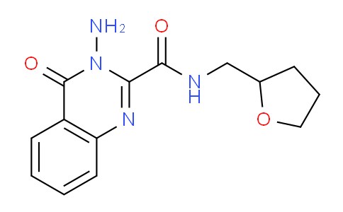 CAS No. 646497-34-9, 3-Amino-4-oxo-N-((tetrahydrofuran-2-yl)methyl)-3,4-dihydroquinazoline-2-carboxamide