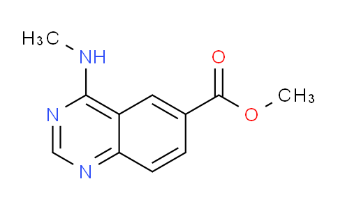 CAS No. 648449-02-9, Methyl 4-(methylamino)quinazoline-6-carboxylate