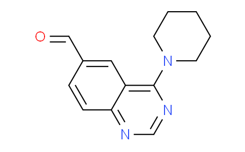 CAS No. 648449-10-9, 4-(Piperidin-1-yl)quinazoline-6-carbaldehyde