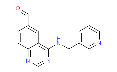 CAS No. 648449-14-3, 4-((Pyridin-3-ylmethyl)amino)quinazoline-6-carbaldehyde