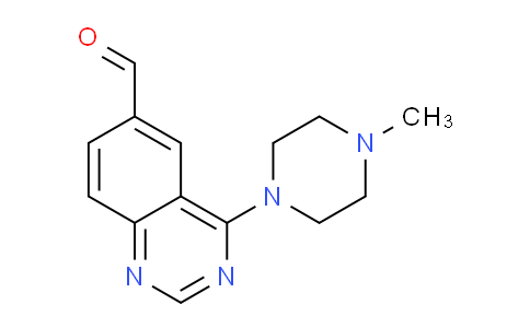 CAS No. 648449-15-4, 4-(4-Methylpiperazin-1-yl)quinazoline-6-carbaldehyde