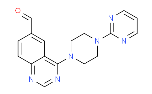 CAS No. 648449-26-7, 4-(4-(Pyrimidin-2-yl)piperazin-1-yl)quinazoline-6-carbaldehyde
