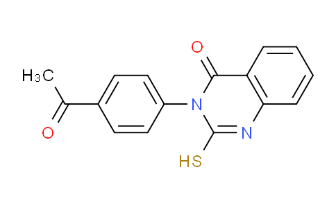 CAS No. 65141-63-1, 3-(4-Acetylphenyl)-2-mercaptoquinazolin-4(3H)-one