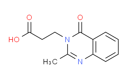 CAS No. 65452-93-9, 3-(2-Methyl-4-oxoquinazolin-3(4H)-yl)propanoic acid