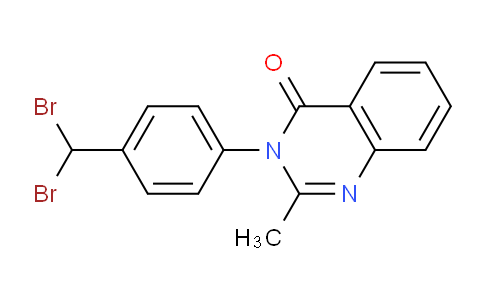 CAS No. 65884-16-4, 3-(4-(Dibromomethyl)phenyl)-2-methylquinazolin-4(3H)-one
