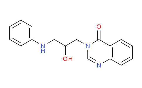 CAS No. 65971-02-0, 3-(2-Hydroxy-3-(phenylamino)propyl)quinazolin-4(3H)-one