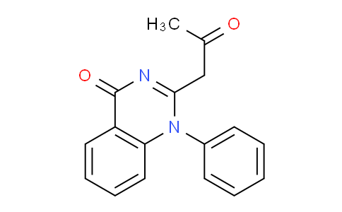 CAS No. 66045-42-9, 2-(2-Oxopropyl)-1-phenylquinazolin-4(1H)-one
