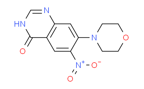 CAS No. 66234-47-7, 7-Morpholino-6-nitroquinazolin-4(3H)-one